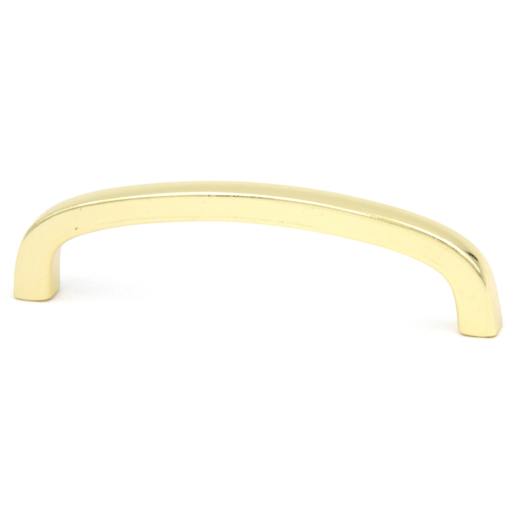 Hickory Hardware Acentos pulidos Gabinete de latón pulido Tirador de manija de 3 3/4" (96 mm) cc P322-3