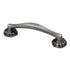 Keeler P3263-15A Verona Solid Brass 3" Antique Pewter Arch Cabinet Handle Pull
