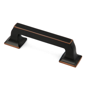 Keeler Studio II P3272-2122 Oil-Rubbed Bronze Highlighted 3"cc Solid Brass Handle Pull