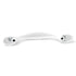 P330-24 White Frosted Deco 3"cc Cabinet Handles Pulls Hickory Eclipse 25 Pack