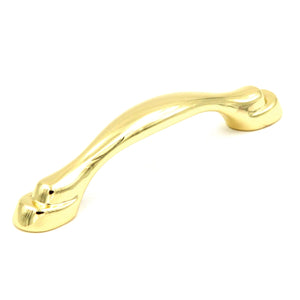 Hickory Hardware P330-UB Eclipse 3" Ultra Brass Arch Cabinet Handle Pull