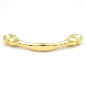 Hickory Hardware P330-UB Eclipse 3" Ultra Brass Arch Cabinet Handle Pull