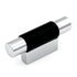 Hickory Hardware Chrome and Black Cabinet T Bar Pull 2-Screw Greenwich P3310-CHB