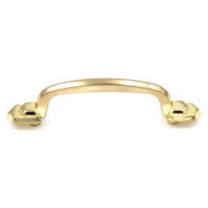 Hickory Hardware Polished Accents Ultra Brass 3"cc Cabinet Handle Pull P332-UB