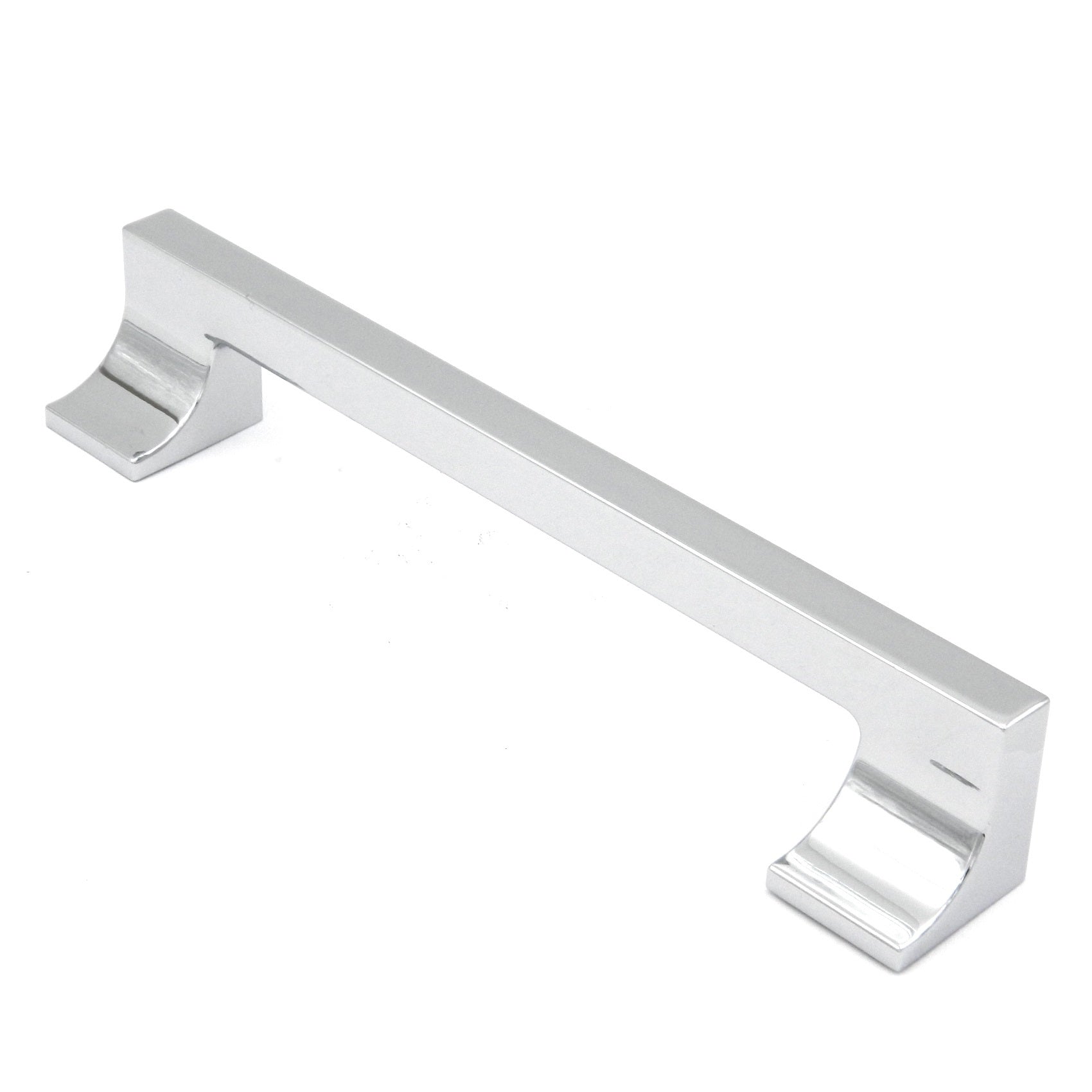 Hickory Swoop Chrome Cabinet 6 1/4" (160mm)cc Handle Pull P3331-CH