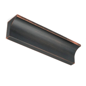 Hickory Swoop Oil-Rubbed Bronze Highlighted P3332-OBH 3"cc Drawer Cup Pull