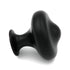 10 Pack Hickory Hardware Triomphe 1 5/8" Matte Black Mushroom Cabinet Knob P3340-MB