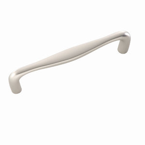 Hickory Hardware Triomphe Flat Nickel Cabinet 3 3/4" (96mm)cc Handle Pull P3342-FN