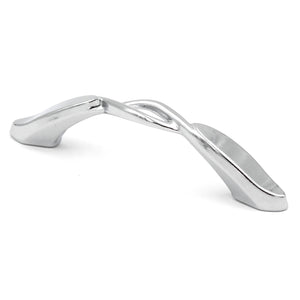 Hickory Eclipse P335-26 Polished Chrome 3"cc Arch Twist Cabinet Handle Pull