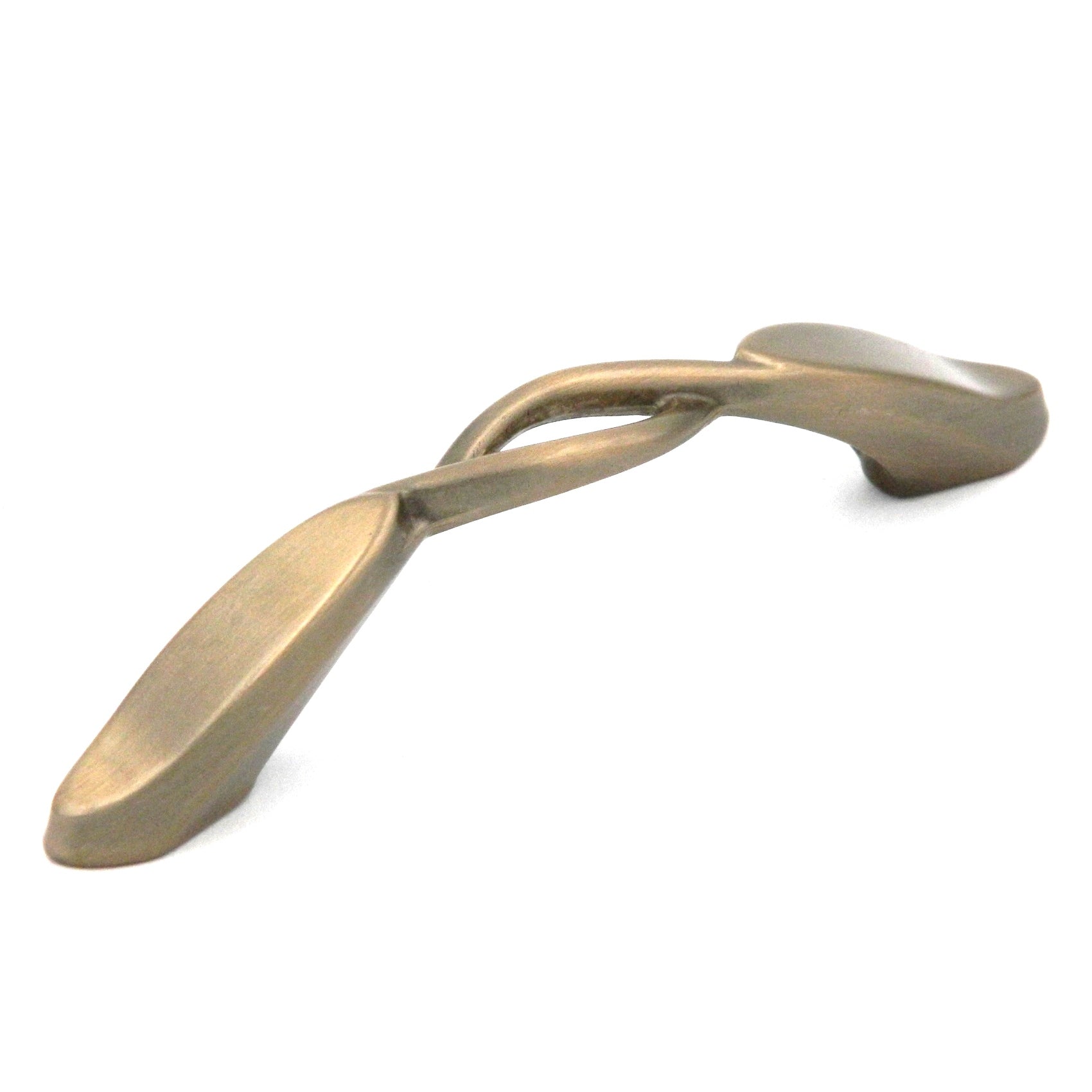 Paquete de 10 tiradores de manija para gabinete con arco de 3 "cc de bronce satinado Eclipse P335-SBZ de Hickory's