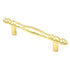 Hickory Hardware Pulido Acentos Ultra Latón 3"cc Gabinete Bar Pull P337-UB