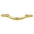 Hickory Hardware Pulido Acentos Ultra Latón 3 "cc Muebles Gabinete Tirador P340-UB