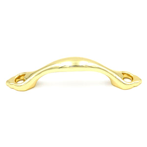 Hickory Hardware Polished Accents Ultra Brass 3"cc Cabinet Handle Pull P342-UB