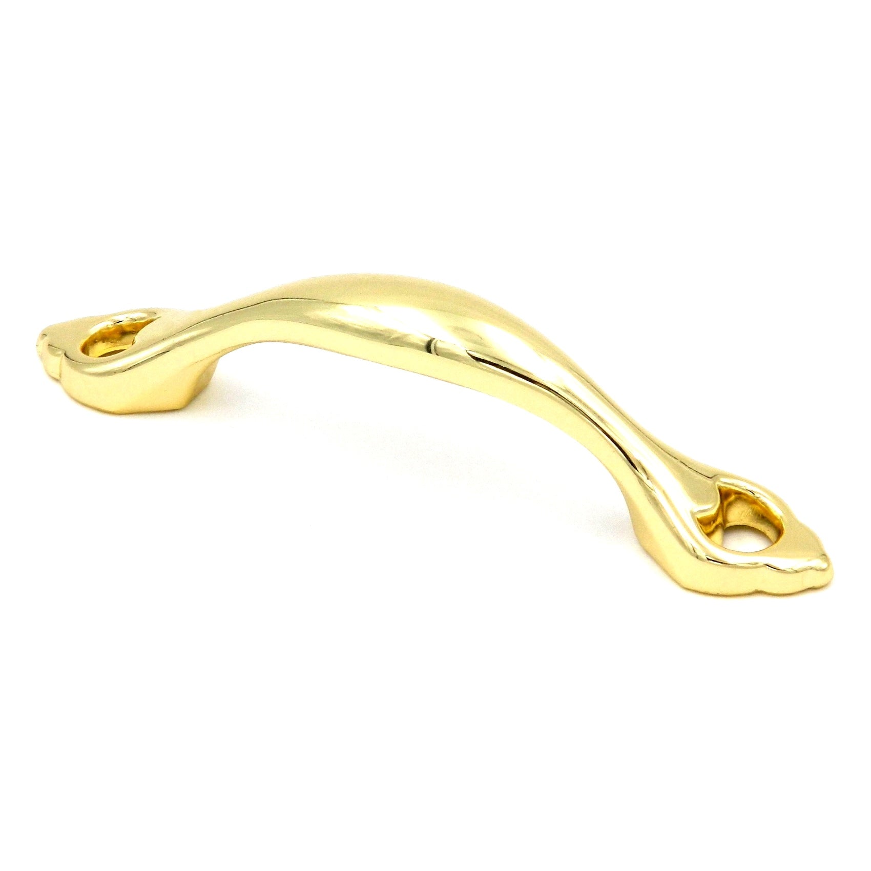 Hickory Hardware Pulido Acentos Ultra Latón 3"cc Gabinete Tirador P342-UB