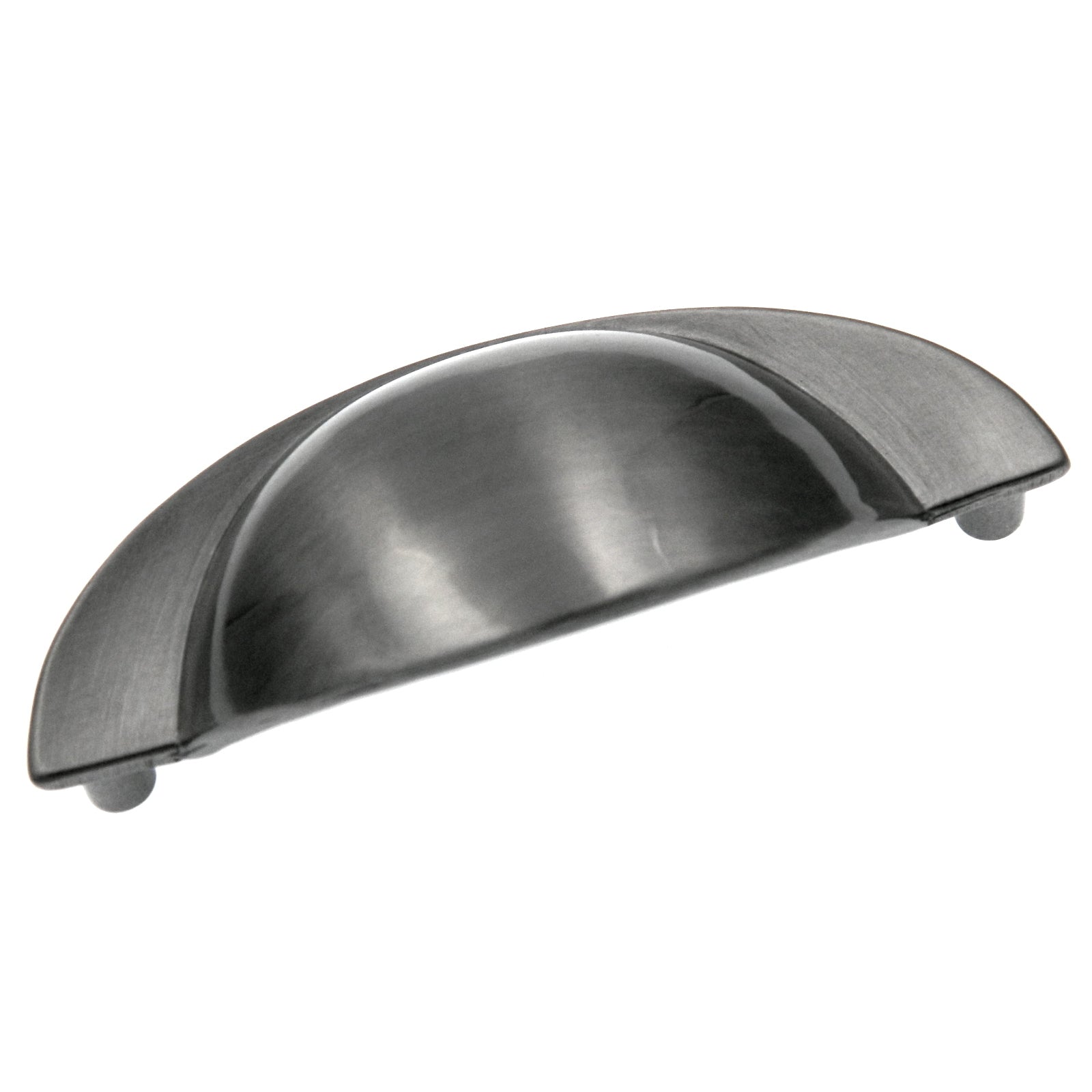 Hickory Hardware P344-CLX Eclipse Smooth 3" Chromelux Cabinet or Furniture Drawer Cup Pull