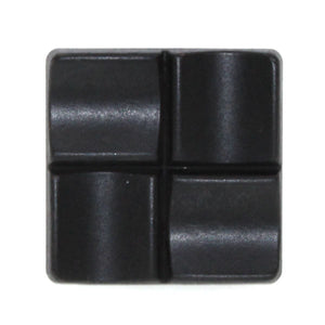 Hickory Hardware Tidal 1" Square Cabinet Knob Black Iron P3457-BI