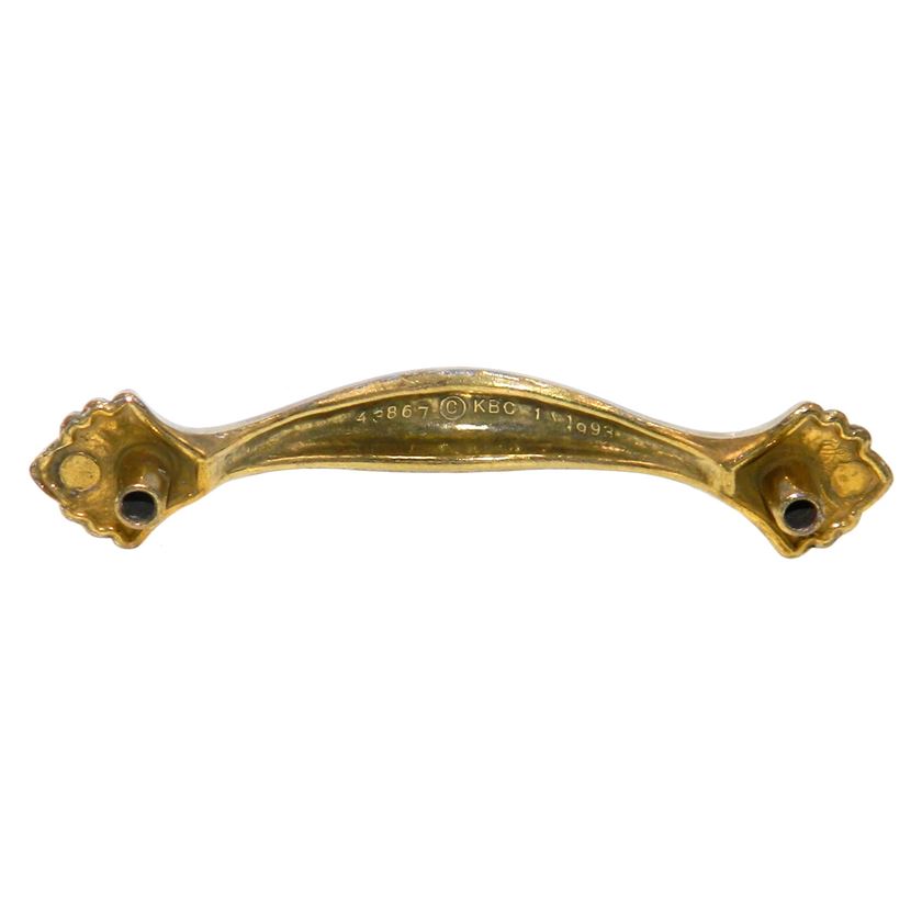 Belwith Eclipse Satin Brass 3" Ctr Cabinet Arch Pull Handle P347-SB