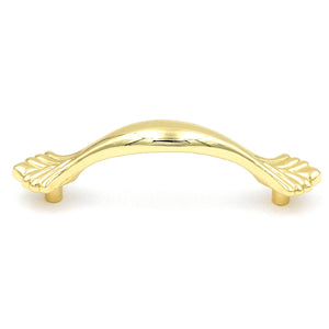 Hickory Hardware P347-UB Eclipse 3" Ultra Brass Arch Cabinet Handle Pull