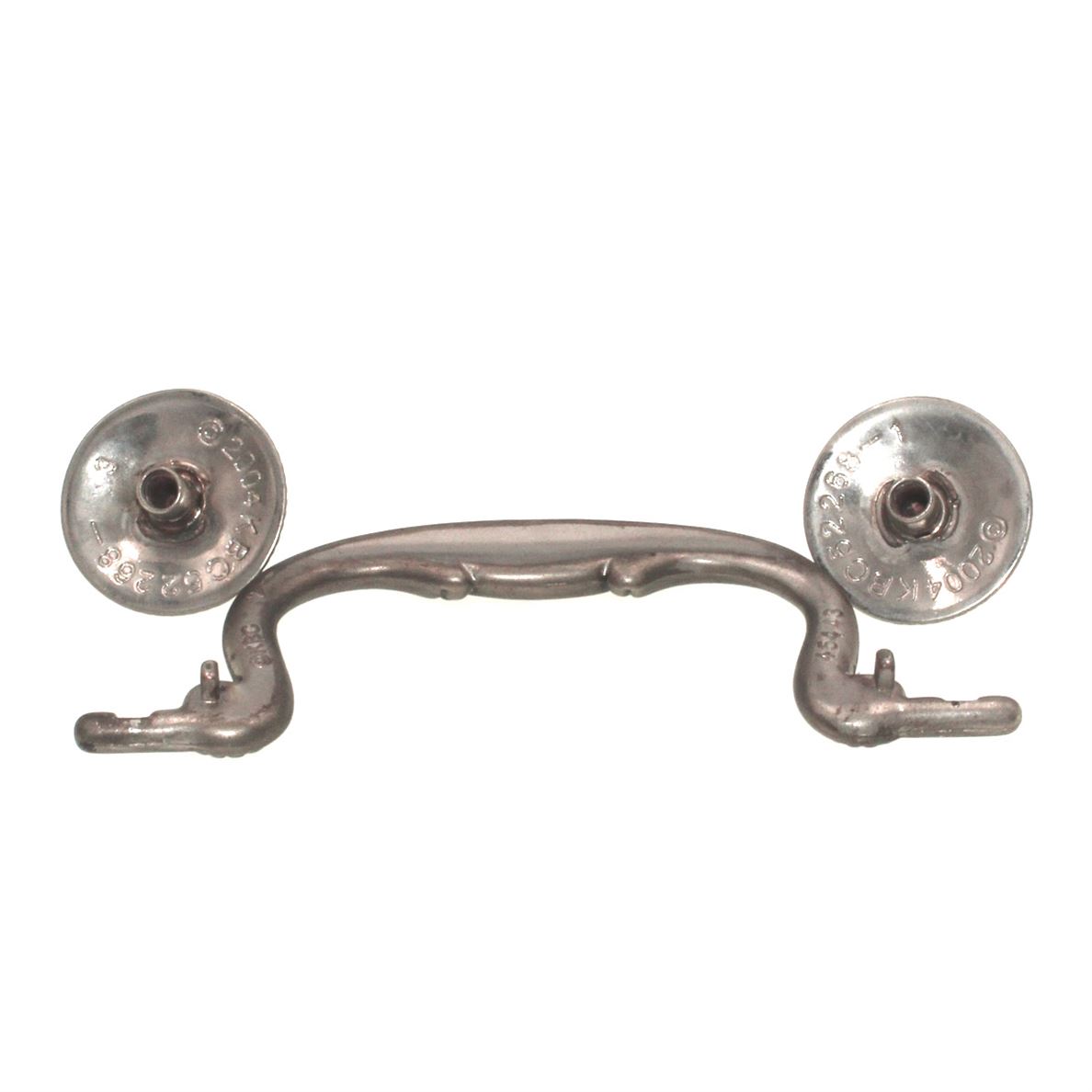 Hickory Hardware Manor House Silver Stone 3 1/2" Ctr. Drawer Bail Pull P3477-ST
