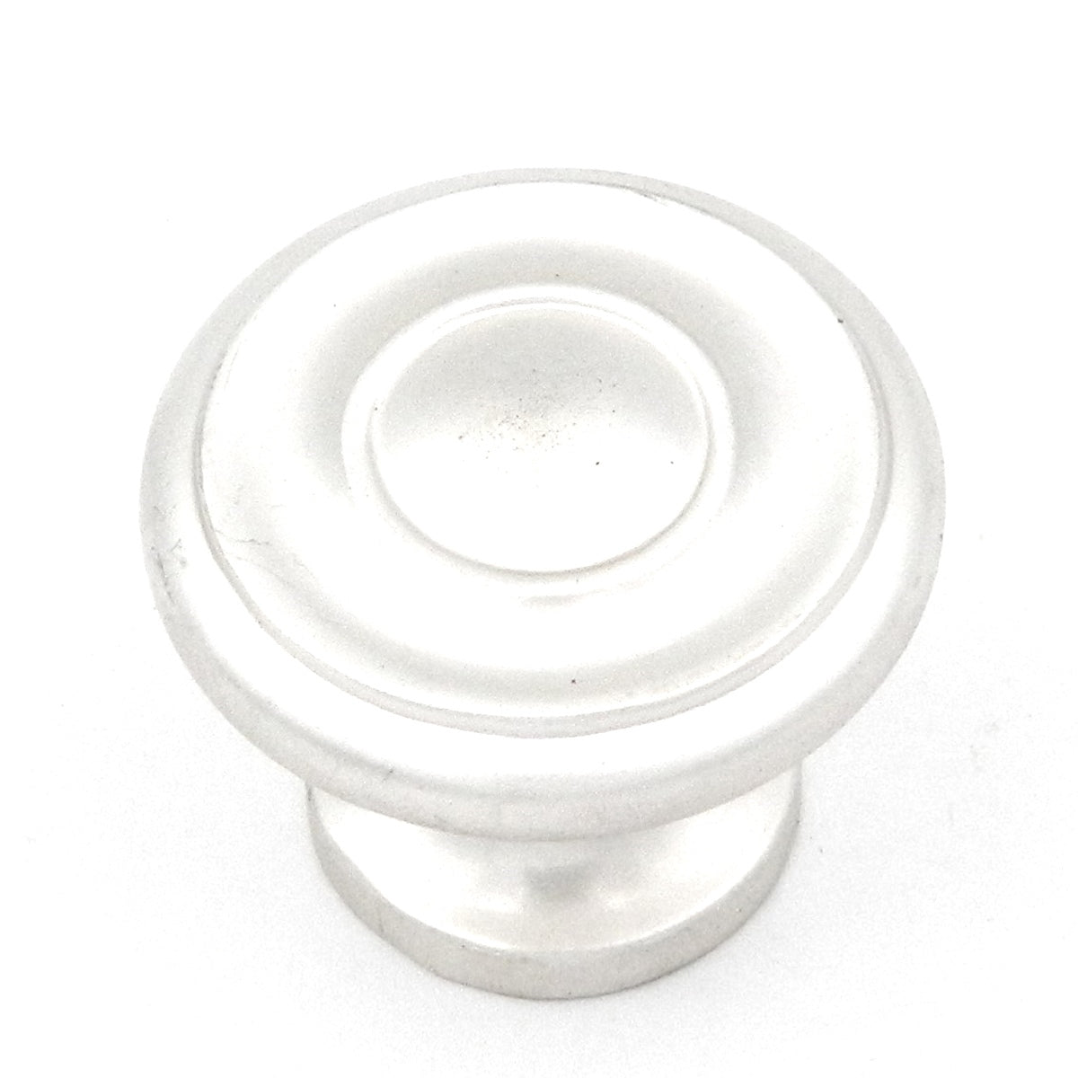 Paquete de 10 tiradores redondos plateados para gabinete P3500-SLV de 1 1/4" Belwith Hickory Altair