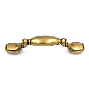 Hickory Hardware Manor House Lancaster Hand Polished Brass Cabinet  3"cc Handle Pull P362-LP