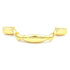 Hickory Hardware Queen Anne Polished Brass 3"cc Cabinet Handle Pull P362-PB