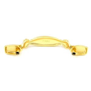 Hickory Hardware Queen Anne Polished Brass 3"cc Cabinet Handle Pull P362-PB