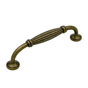 20 Pack Hickory Callis Country P3663-WRB Wrought Brass 5" (128mm)cc Cabinet Handle Pull
