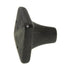 Keeler Carbonite 1 1/4" Rustic Square Cabinet Knob Black Iron P3670-BI