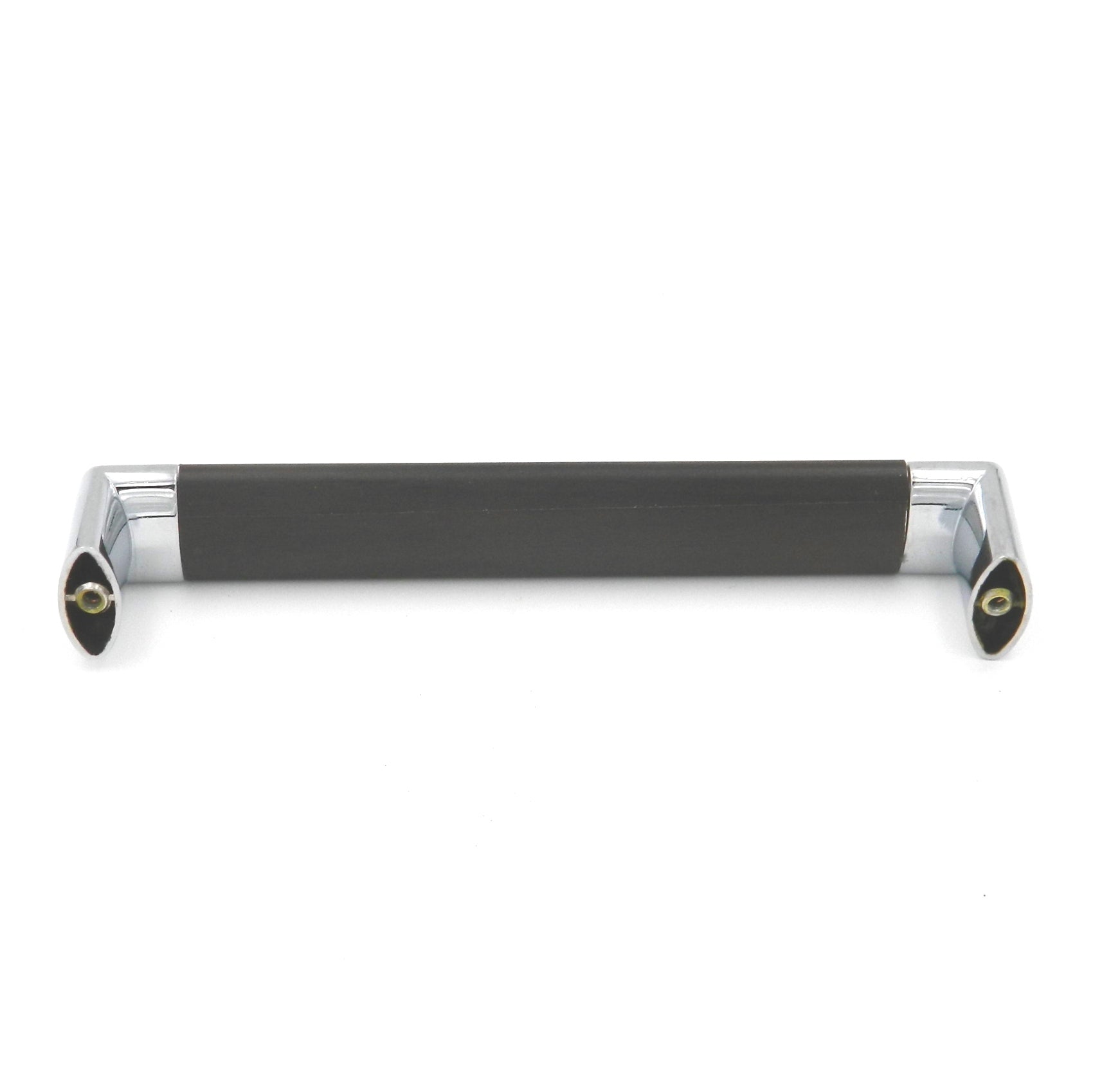 30 Pack Hickory Park Towers P3681-WGCH Dark Wood Grain, Polished Chrome 6 1/4" (160mm)cc Bar Pull