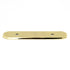 Hickory Hardware P370-UB - Placa trasera para manija de gabinete (latón, 3.0 in), detalles pulidos