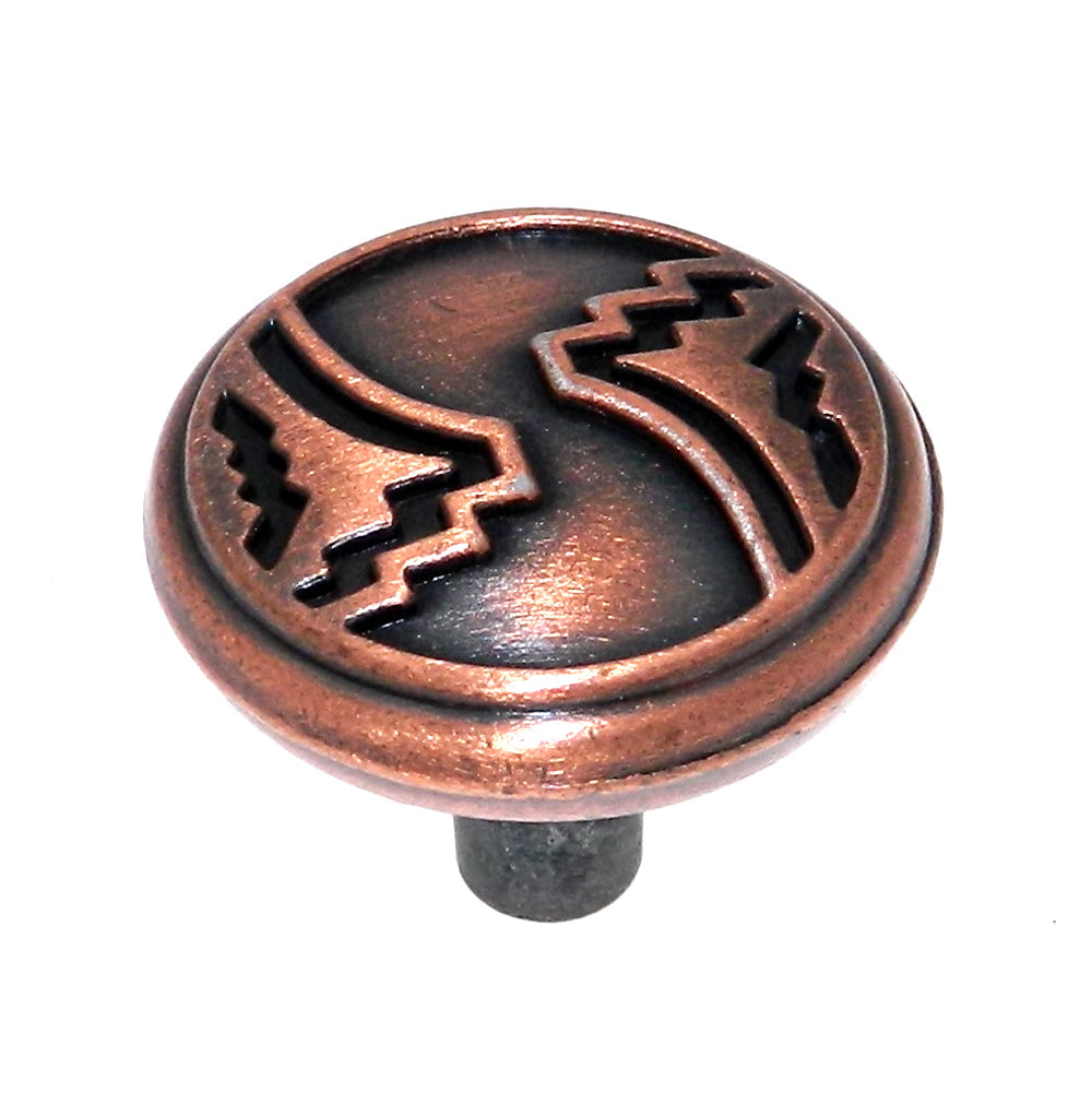 Hickory Hardware Southwest Lodge P377-AC Antique Copper 1 1/4" Cabinet Knob Pull
