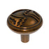 Hickory Hardware Southwest Lodge P377-LPH Tirador de perilla para gabinete de latón miel de 1 1/4"