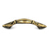 Hickory Hardware Southwest Lodge Medallón de latón ennegrecido 3 "cc Flecha Gabinete Tirador P381-BBM