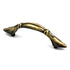Hickory Hardware Southwest Lodge Medallón de latón ennegrecido 3 "cc Flecha Gabinete Tirador P381-BBM