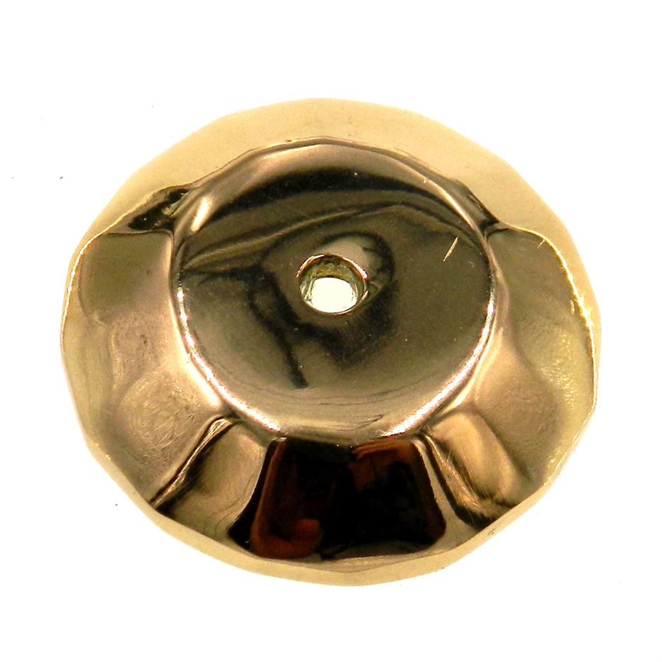 Belwith Solid Brass Ultra Brass 1 1/2" Cabinet Knob Backplate P39-UB