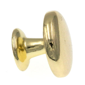 10 Pack Hickory Manor House P406-PB Polished Brass 1 1/4" Cabinet Knobs Pulls