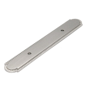 Belwith Keeler Satin Nickel Annapolis 3"cc Solid Brass Handle Backplate P409