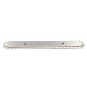 Belwith Keeler Satin Nickel Annapolis 3"cc Solid Brass Handle Backplate P409