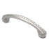 Hickory Hardware Annapolis Níquel satinado P415 3 3/4" (96 mm) cc Tirador de manija de gabinete de cuerda de latón macizo