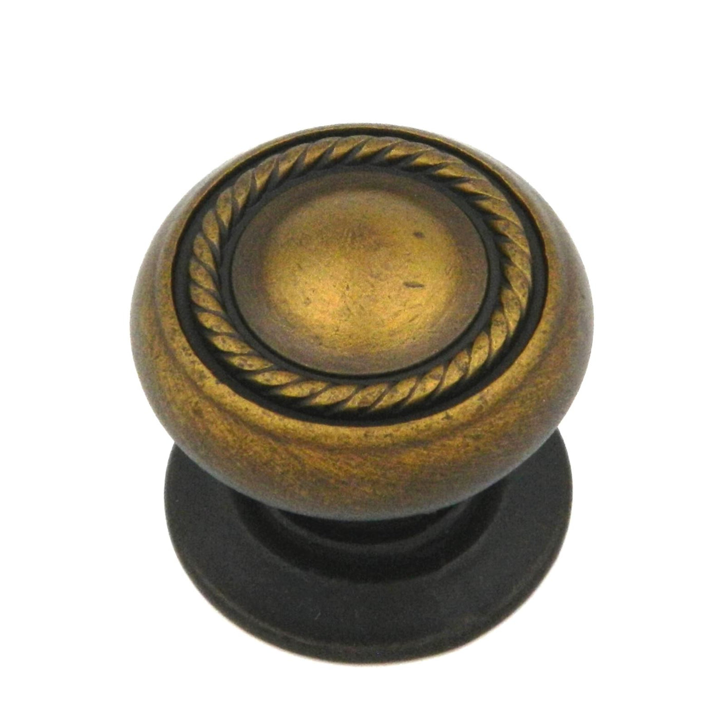 P4212EA English Antique 1 1/2" Knobs Belwith Traditional Rope