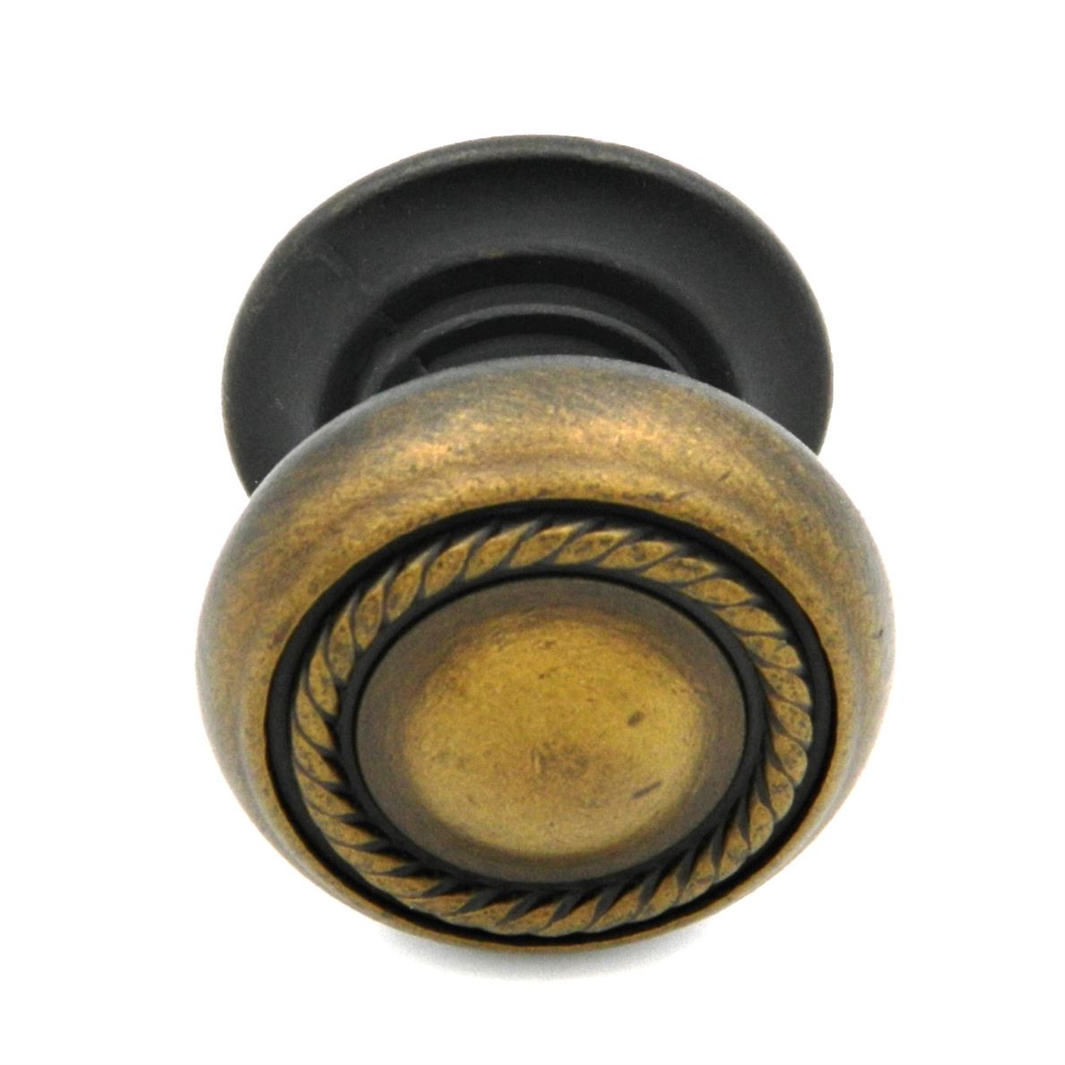 P4212EA English Antique 1 1/2" Knobs Belwith Traditional Rope