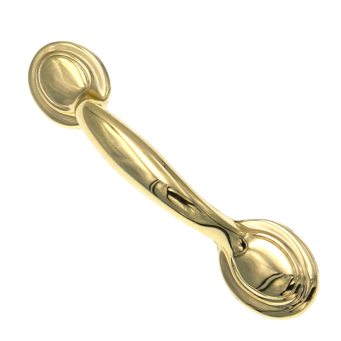 Hickory Eclipse 3"cc Polished Brass Cabinet Handle Pull P431-PB