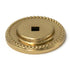 Hickory Hardware Savannah Polished Brass 1 1/2" Solid Brass Knob Backplate P44