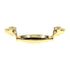 Belwith Tranquility Polished Brass Footed 3" Ctr. Cabinet Arch Pull P442-PB