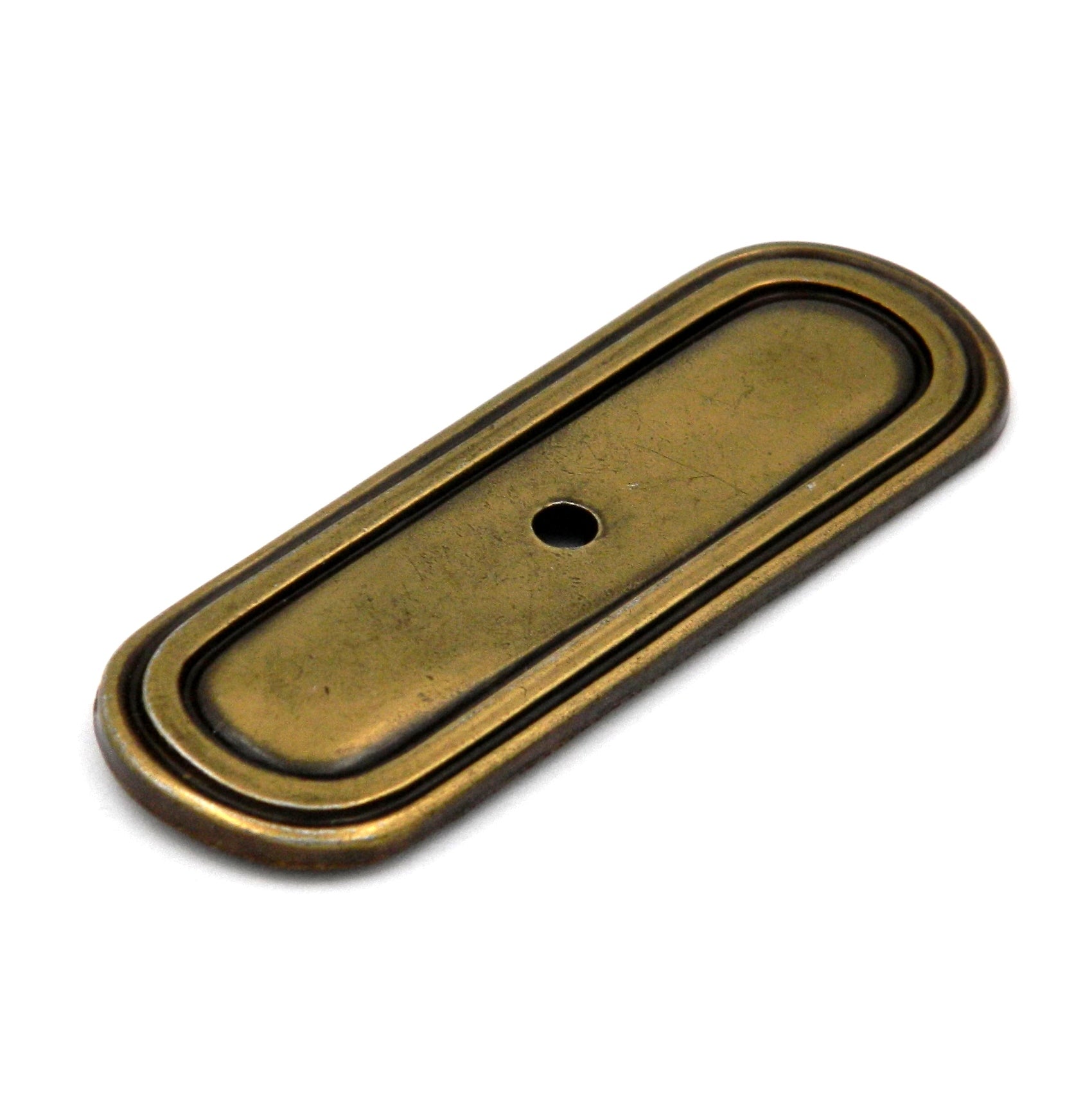 Belwith Hickory Hardware P471-LP Lancaster Brass Cabinet Knob Pull Backplate