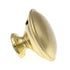 Hickory Hardware English Cozy Satin Brass Round Smooth 1 1/4" Cabinet Knob P501-SB