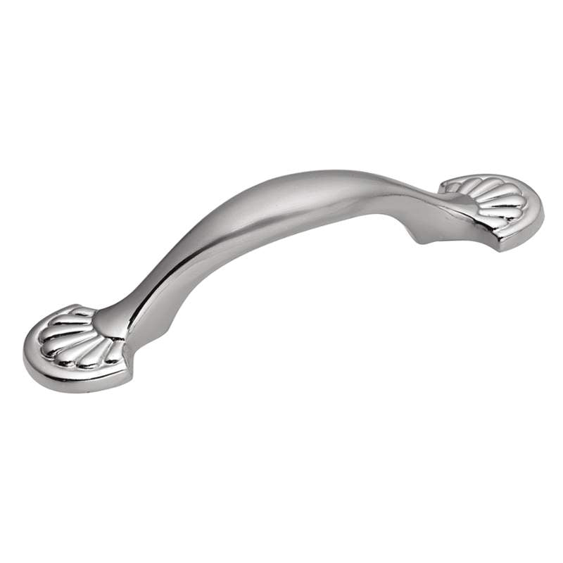 Hickory Hardware Newport P523-SC - Tirador para gabinete (cromo satinado, 3.0 in)