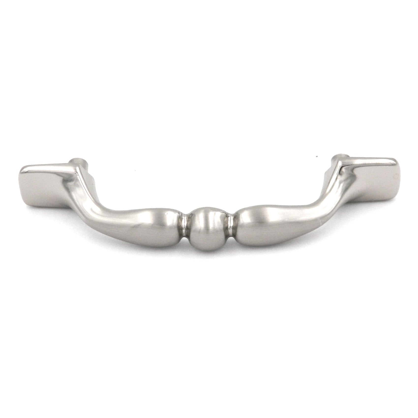 10 Pack Hickory Tranquility P524-SC Satin Chrome White 3"cc Arch Cabinet Handle Pull