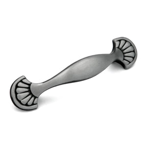 Hickory Hardware Newport Satin Pewter Antique 3"cc Flower Petal Cabinet Pull P538-SPA